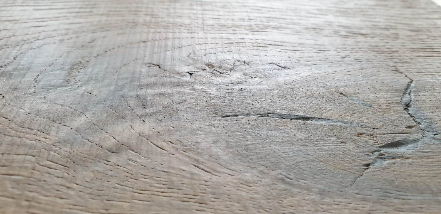 Detail eines hochwertigen Holzbodens