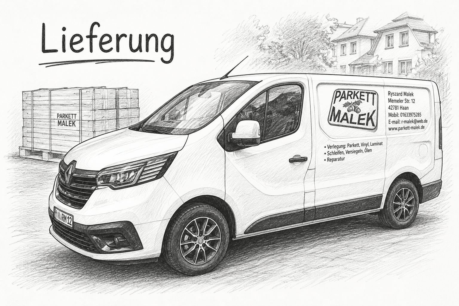 Sichere und zuverlässige Lieferung von Qualitätsparkett